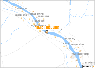 map of Naj‘ al Hawwārī