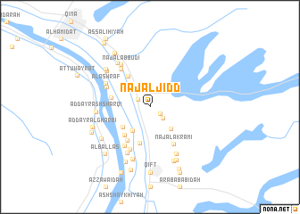 map of Naj‘ al Jidd