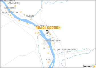 map of Naj‘ al Karnak