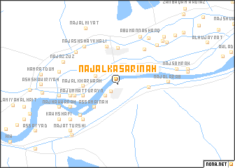 map of Naj‘ al Kasārinah