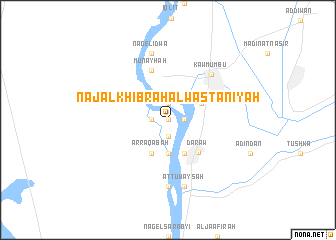map of Naj‘ al Khibrah al Wasţānīyah