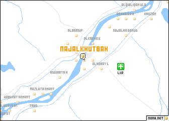 map of Naj‘ al Khuţbah