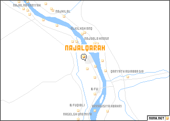 map of Naj‘ al Qārah