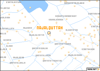 map of Naj‘ al Quţţah