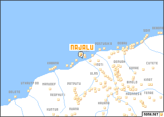 map of Najalu