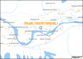 map of Naj‘ al Yasīnīyah Qiblī
