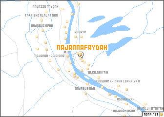 map of Naj‘ an Nafāydah