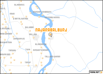 map of Naj‘ ‘Arab al Burj