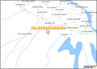 map of Naj‘ ‘Arab aş Şabḩah