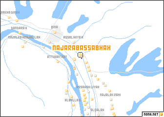 map of Naj‘ ‘Arab as Sabḩah