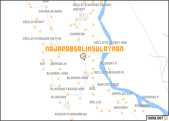 map of Naj‘ ‘Arab Sālim Sulaymān