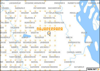 map of Najarerpāra