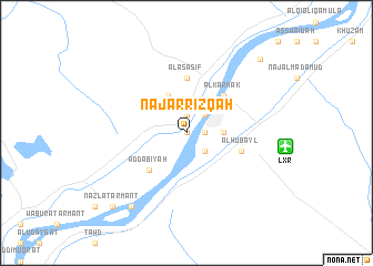 map of Naj‘ ar Rizqah