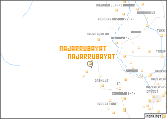 map of Naj‘ ar Rubay‘āt