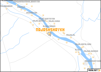 map of Naj‘ ash Shaykh