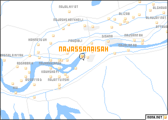 map of Naj‘ as Sanāʼisah