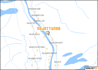 map of Naj‘ aţ Ţunāb
