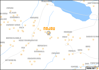 map of Najau