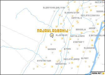 map of Naj‘ Awlād Bahīj