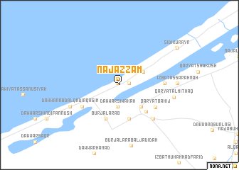 map of Naj‘ ‘Azzām