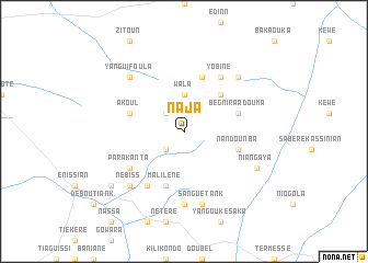 map of Naja