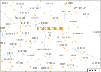 map of Najd al Aslāq