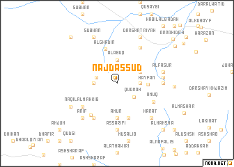 map of Najd aş Şūd