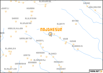 map of Najd Hesur