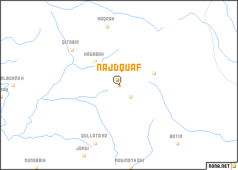 map of Najd Qu‘af