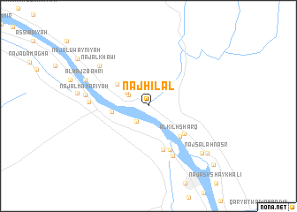 map of Naj‘ Hilāl