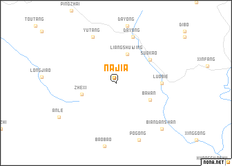 map of Najia