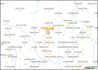 map of Najīb