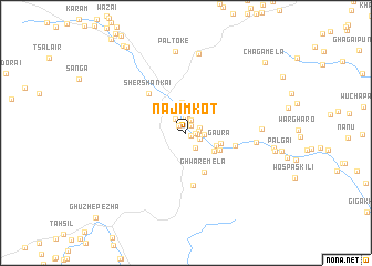 map of Najim Kot