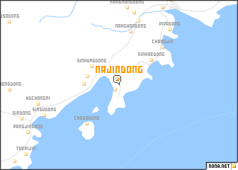 map of Najin-dong