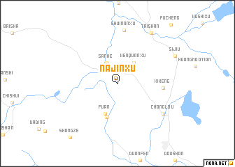 map of Najinxu