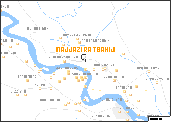map of Naj‘ Jazīrat Bahīj