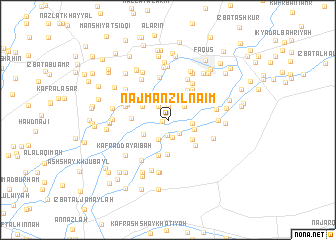 map of Naj‘ Manzil Na‘īm