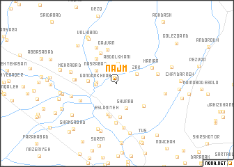 map of Najm