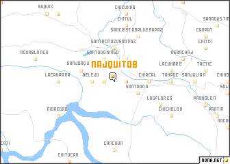 map of Najquitob