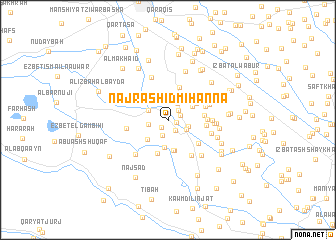 map of Naj‘ Rashīd Mihannā