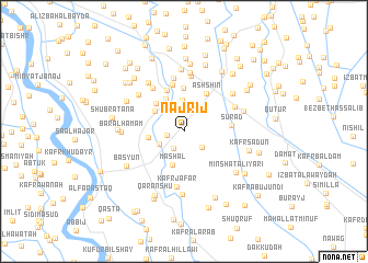 map of Najrīj