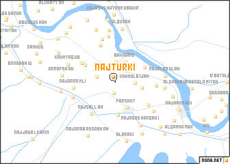 map of Naj‘ Turkī