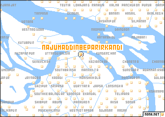 map of Najumaddin Bepārir Kāndi