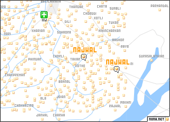 map of Najwāl