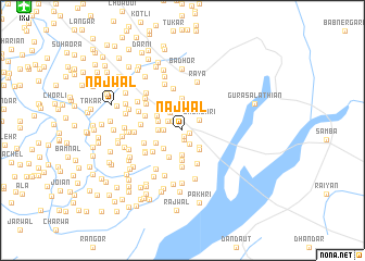 map of Najwāl