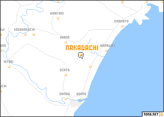 map of Nakadachi
