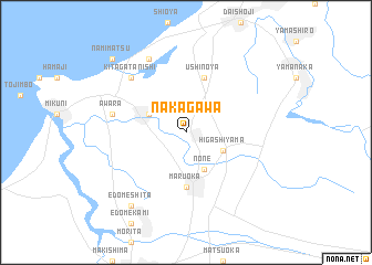 map of Nakagawa