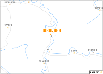 map of Nakagawa