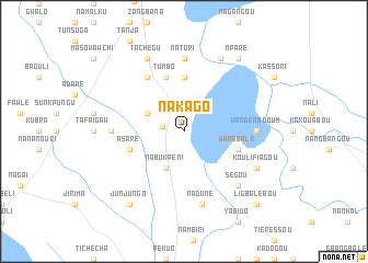 map of Nakago