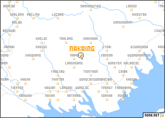 map of Nà Kaing